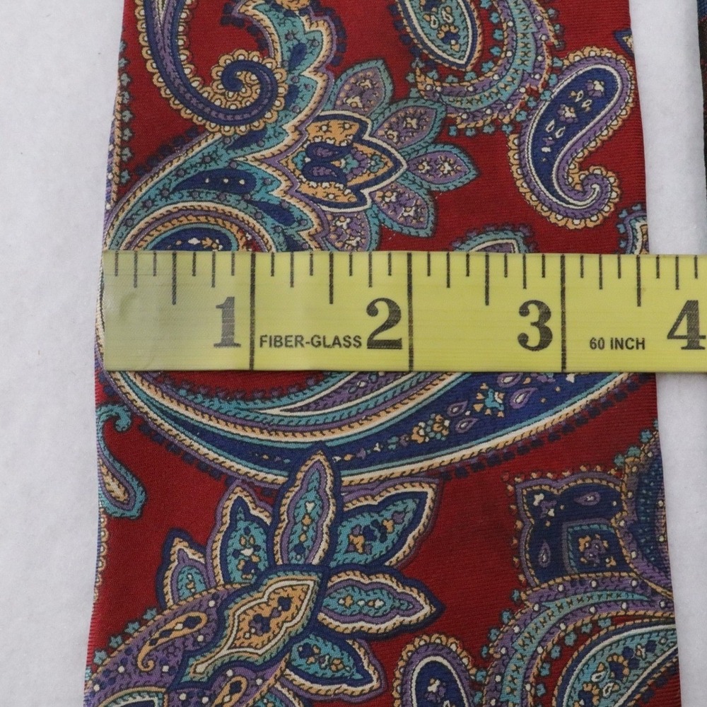Vintage Christian Dior Monsieur Tie Lot 3 Paisley Abstract Designer Neckties USA - Picture 10 of 16